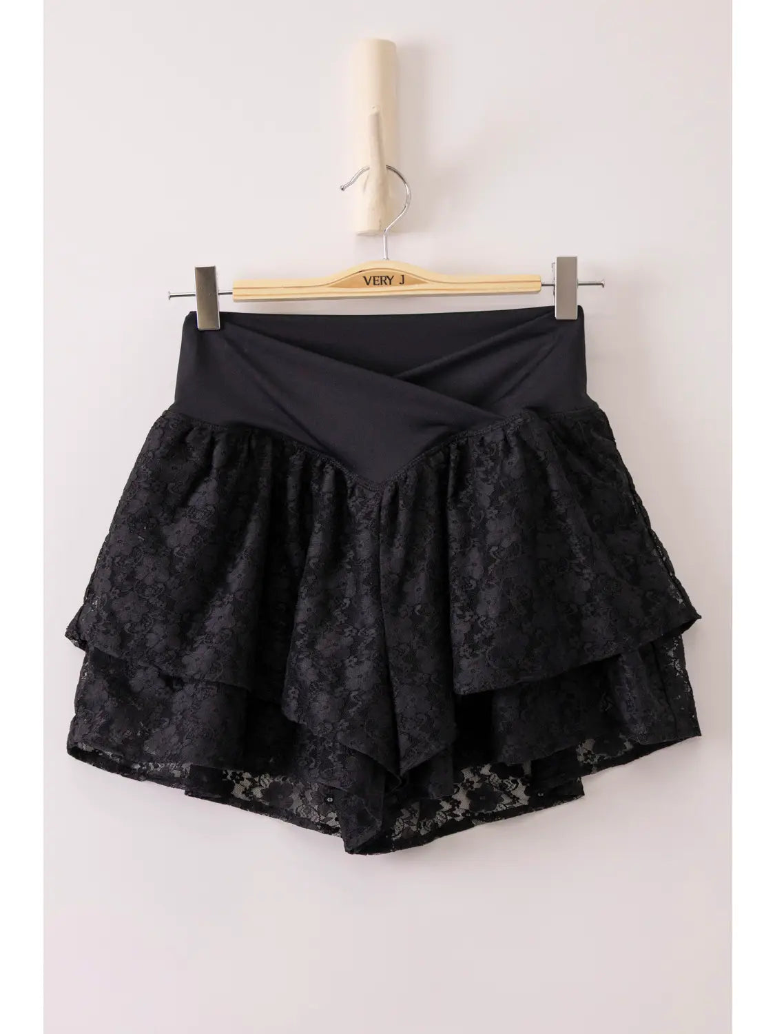 Double Layered Lace Active Shorts