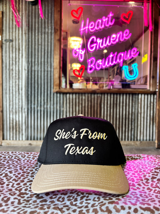 She's From Texas Trucker Hat