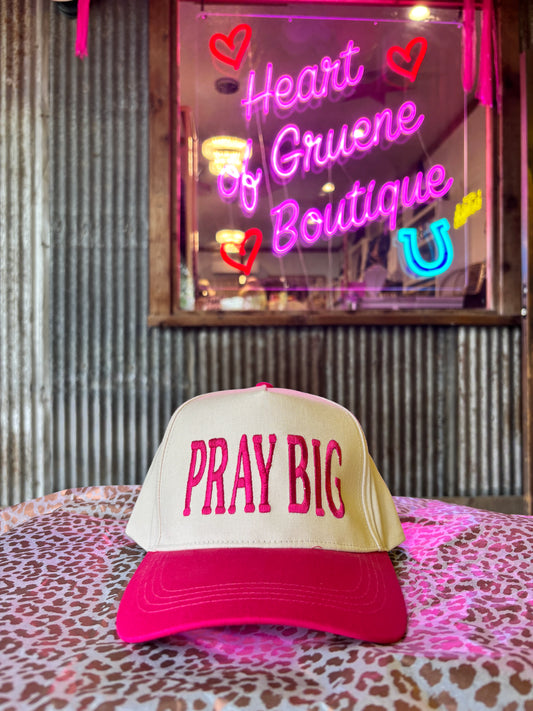 Pray Big Trucker Hat